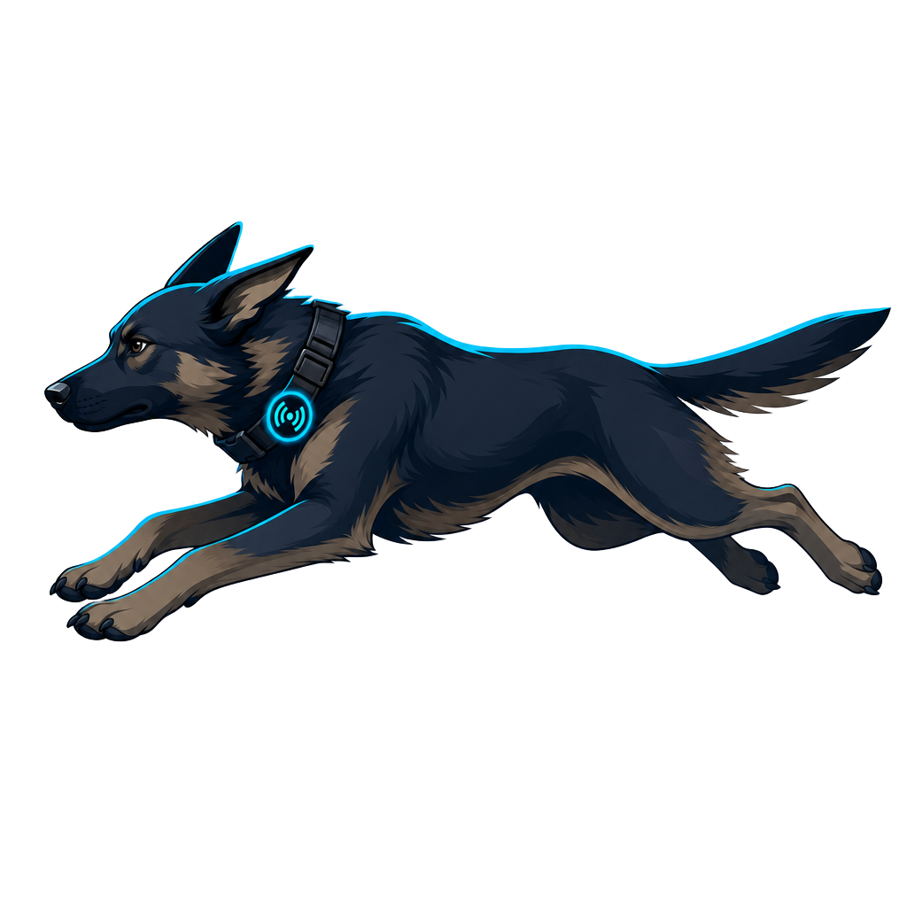 Radar at full sprint, chasing down an incident